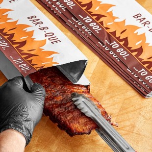 Bagcraft Packaging Foil Rib Bag, BBQ Rib Bag - 250/Case
