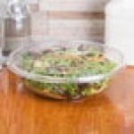 Sabert 51080A50 FreshPack Clear Flat Round Lid for Shallow 64 oz. and Round 80 oz. Bowls - 50/Case Sabert 51080A50 FreshPack Clear Flat Round Lid for Shallow 64 oz. and Round 80 oz. Bowls - 50/Case