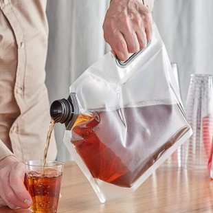 Choice 1/2 Gallon Beverage Take Out Bag - 25/Case