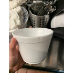 Dart 8SJ12 8 oz. Squat White Foam Food Container - 50/Pack
