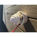 Dart 8SJ12 8 oz. Squat White Foam Food Container - 50/Pack