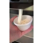 Dart 8SJ12 8 oz. Squat White Foam Food Container - 50/Pack