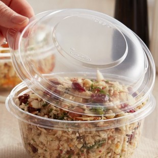 Dart C16BDL PresentaBowls OPS Dome Lid for 8, 12, and 16 oz. Bowls - 504/Case