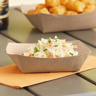 Southern Champion #50 1/2 lb. Kraft Paper Food Tray - 1,000/Case