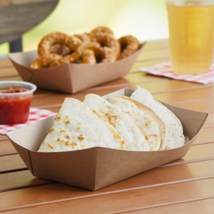 Southern Champion #500 5 lb. Grease-Resistant Kraft Paper Food Tray - 500/Case