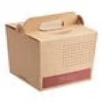 Sabert Soup-N-Serve 128 oz. White Plastic Container and Kraft Corrugated Cardboard Box Set - 15/Case Sabert Soup-N-Serve 128 oz. White Plastic Container and Kraft Corrugated Cardboard Box Set - 15/Case
