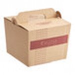 Sabert Soup-N-Serve 128 oz. White Plastic Container and Kraft Corrugated Cardboard Box Set - 15/Case Sabert Soup-N-Serve 128 oz. White Plastic Container and Kraft Corrugated Cardboard Box Set - 15/Case