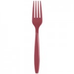Creative Converting 583122B Burgundy 3-Ply 1/4 Fold Luncheon Napkin - 500/Case