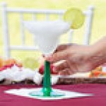 Fineline Flairware 2312-GRN 12 oz. 2-Piece Plastic Margarita with Green Base - 96/Case Fineline Flairware 2312-GRN 12 oz. 2-Piece Plastic Margarita with Green Base - 96/Case