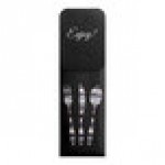 Dinex Black Enjoy Paper Cutlery Caddy with Napkin - 600/Case