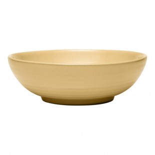 Libbey Canyonlands 30 oz. Tan Terracotta Salad Bowl - Sample
