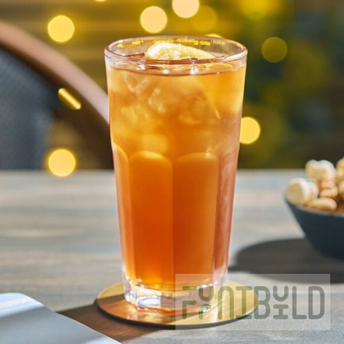 Acopa Memphis 16 oz. Rim Tempered Cooler Glass - Sample