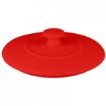 RAK Porcelain Chef's Fusion 5 oz. Ember Red Porcelain Frying Pan - 12/Case
