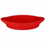 RAK Porcelain Chef's Fusion 5 oz. Ember Red Porcelain Frying Pan - 12/Case