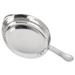 American Metalcraft MPS14 14 oz. Mini Hammered Stainless Steel Skillet