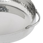 American Metalcraft MPS14 14 oz. Mini Hammered Stainless Steel Skillet