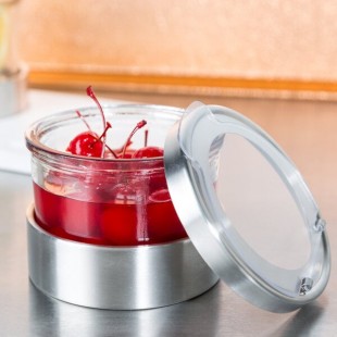 Cal-Mil 1851-4HL Mixology 16 oz. Luxe Jar with Hinged Lid