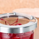 Cal-Mil 1851-4HL Mixology 16 oz. Luxe Jar with Hinged Lid
