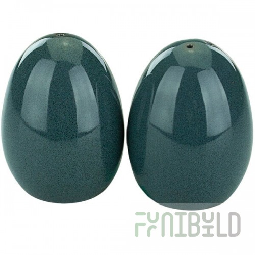 International Tableware Luna 2.5 oz. Midnight Blue Porcelain Salt and Pepper Shaker Set - 24/Case