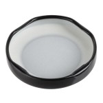 Acopa Black Milk Bottle Lid - 12/Case