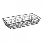 American Metalcraft BZZ59C Chrome Zorro Rectangular Basket - 9
