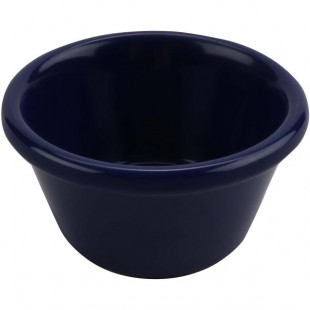 GET 2.5 oz. Cobalt Blue Smooth Melamine Ramekin - 36/Case