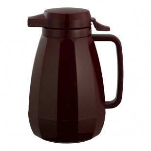 Service Ideas New Generation 20.2 oz. Burgundy ABS Plastic Insulated Coffee Carafe / Server NG501BU
