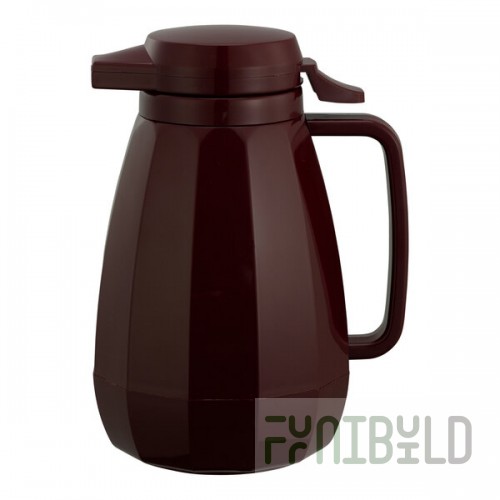 Service Ideas New Generation 20.2 oz. Burgundy ABS Plastic Insulated Coffee Carafe / Server NG501BU
