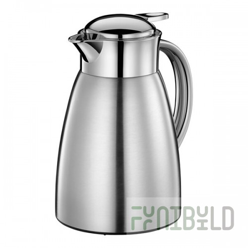 Cilio Triest 34 oz. Stainless Steel Insulated Carafe / Server C544176