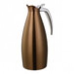 Service Ideas Altus 33.8 oz. Rose Gold Stainless Steel Insulated Coffee Carafe / Server ALTU10BSRG
