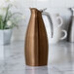 Service Ideas Altus 33.8 oz. Rose Gold Stainless Steel Insulated Coffee Carafe / Server ALTU10BSRG