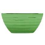 Vollrath 4763435 Double Wall Square Beehive 3.2 Qt. Serving Bowl - Green Apple
