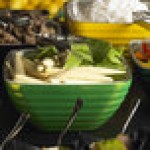 Vollrath 4763435 Double Wall Square Beehive 3.2 Qt. Serving Bowl - Green Apple