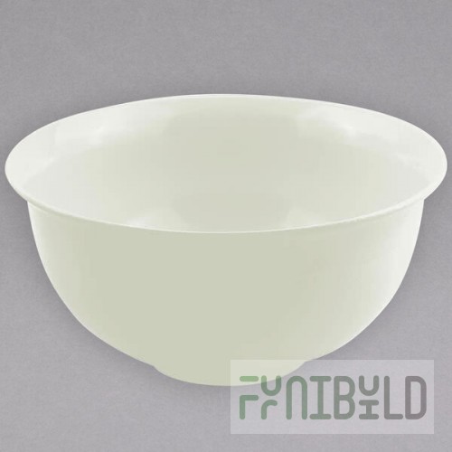 Bon Chef 9131 16 Qt. Ivory Sandstone Finish Cast Aluminum Tulip Bowl