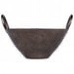 10 Strawberry Street LODO-14HNDBWL-BLK Lodo 96 oz. Raw Black Handled Metal Bowl - 2/Case 10 Strawberry Street LODO-14HNDBWL-BLK Lodo 96 oz. Raw Black Handled Metal Bowl - 2/Case