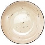 International Tableware Rotana 40 oz. Wheat Porcelain Pasta Bowl - 12/Case