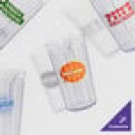 GET 8816-1-CL Spektrum 16 oz. Clear Customizable SAN Plastic Tumbler - 72/Case