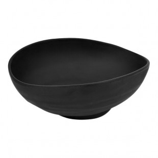 Dalebrook Pigment from Global Tableware Collective 40.6 oz. Noir Melamine Bowl - 7/Case