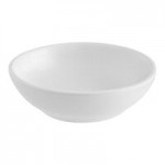 American Metalcraft 3 oz. White Mini Melamine Bowl with Handles - 20/Case