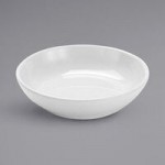 American Metalcraft 3 oz. White Mini Melamine Bowl with Handles - 20/Case