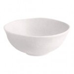 Acopa Cavern 48 oz. White Round Melamine Bowl - 12/Case Acopa Cavern 48 oz. White Round Melamine Bowl - 12/Case