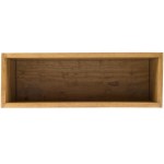 Cal-Mil 166-11-99 Madera Rustic Pine Rectangle Plate Riser - 20 1/2