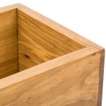 Cal-Mil 166-11-99 Madera Rustic Pine Rectangle Plate Riser - 20 1/2