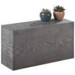 Cal-Mil 166-11-99 Madera Rustic Pine Rectangle Plate Riser - 20 1/2