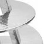 American Metalcraft TTS2319 3 Tier Display Stand - Hammered Stainless Steel American Metalcraft TTS2319 3 Tier Display Stand - Hammered Stainless Steel