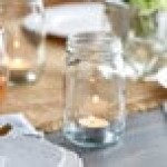 Acopa 16 oz. Mason Candle Holder - 12/Case