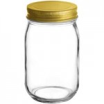 Acopa 16 oz. Mason Candle Holder - 12/Case
