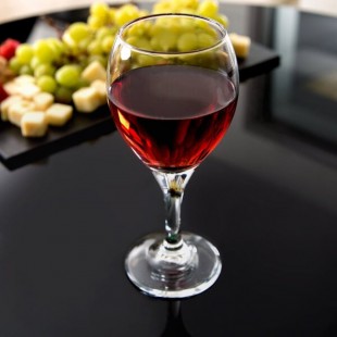Libbey 3957 Teardrop 10.75 oz. Customizable All Purpose Wine Glass - 36/Case