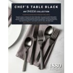 Oneida Chef's Table Black by 1880 Hospitality 9 1/2 Oneida Chef's Table Black by 1880 Hospitality 9 1/2