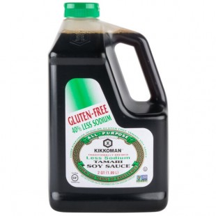 Kikkoman .5 Gallon Less Sodium Gluten-Free Tamari Soy Sauce